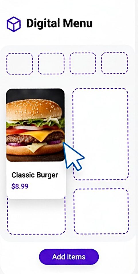 Digital Menu Mockup